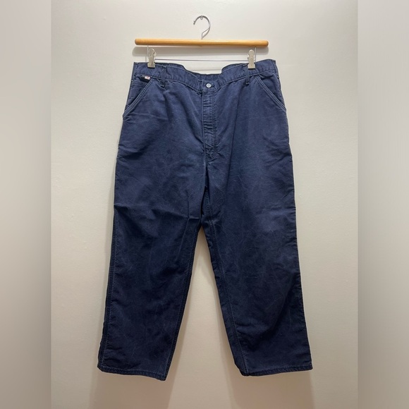 Carhartt FR Flame resistant pants In navy size 42 X 30 - Picture 1 of 5